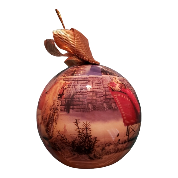 Vintage  1997 Holiday Barbie Ornament Decoupage - Picture 10 of 12